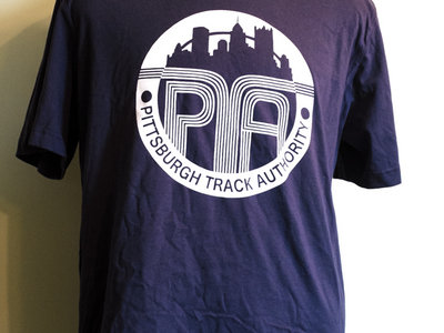 Pittsburgh Track Authority T Shirt (Navy / White) main photo