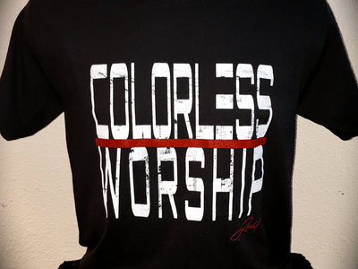 Black Unisex Colorless Worship T-Shirt main photo