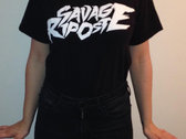 T-Shirt "Savage Riposte" Classic Logo Black photo 