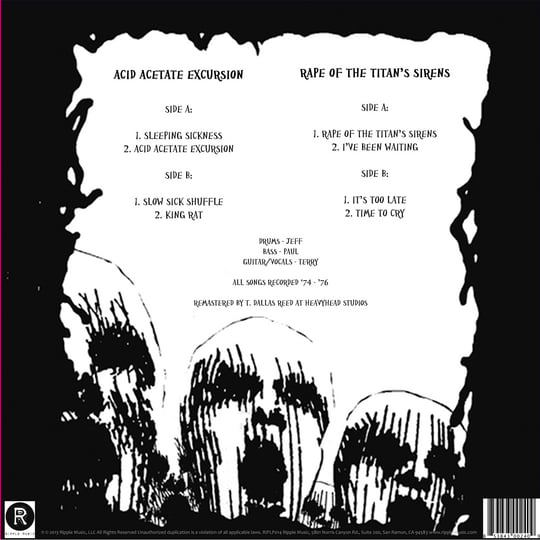 Acid Acetate Excursion/Rape Of The Titan's Sirens | JPT Scare Band