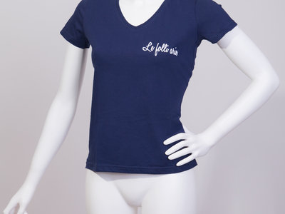 FolleShirt NAVY BLUE Ladies T-shirt main photo