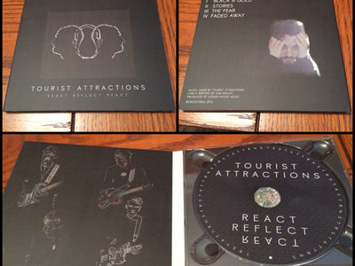 Limited Edition 'React Reflect React' EP (CD) + TRSTATTRNS Official T-Shirt Bundle main photo