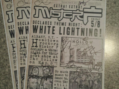 "White Lightning" - Limited Edition Poster main photo