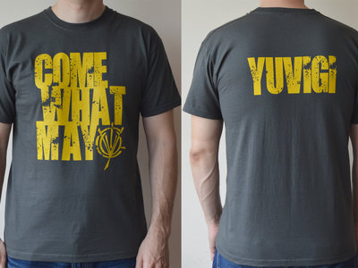 COME WHAT MAY Male T-shirt (Light Graphite) main photo