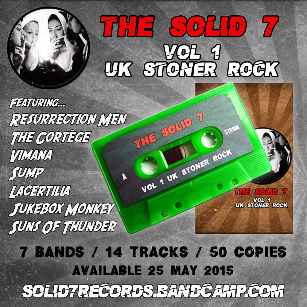 The Solid 7 Vol 1 Uk Stoner Rock Various Artists Solid 7 Records