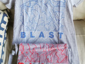 BLAST t-shirt - blue and grey photo 