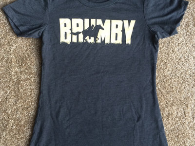 Brumby WOMENS T-shirt (cream on grey) main photo