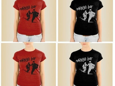 TORTUGA BAR T-SHIRT "Riot Couple"  (GIRLIE) SOLD OUT main photo