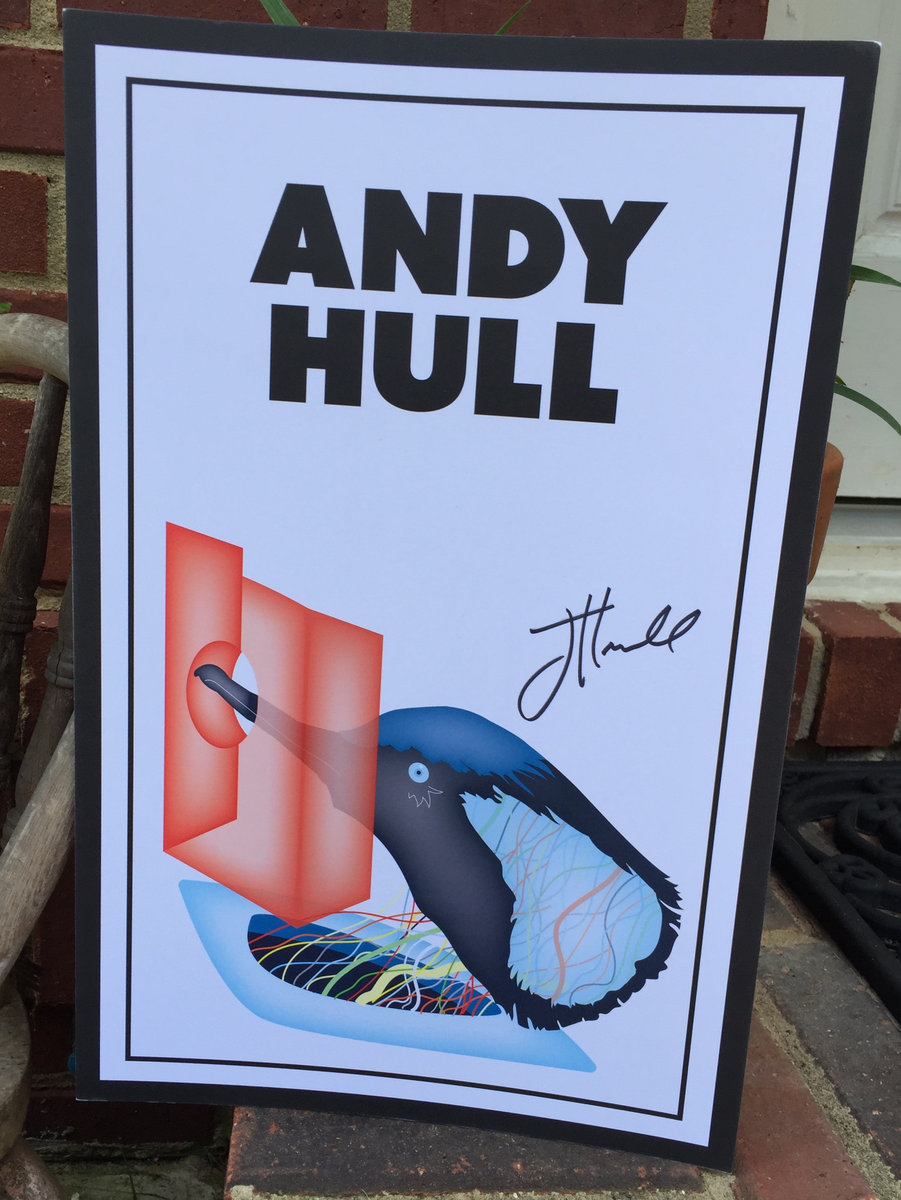 Signed Andy Hull Poster Right Away, Great Captain!
