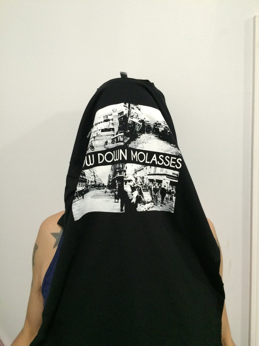 slow down molasses burnt black cars album art t shirt only