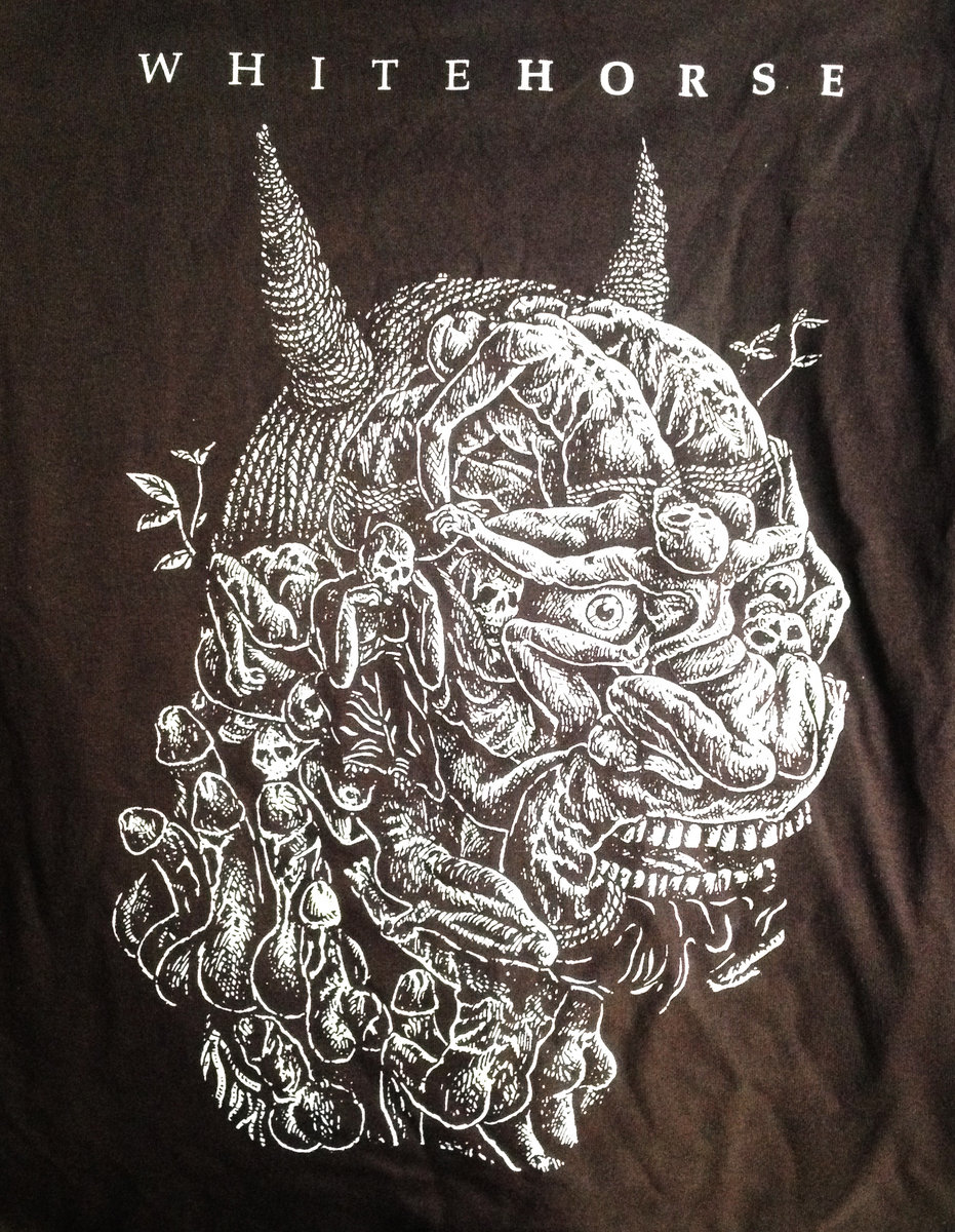 white horse t shirt