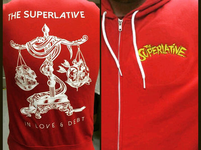 In Love & Debt zip up hoodie (Limited sizes left) main photo
