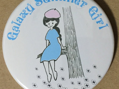 summer girl pin badge main photo