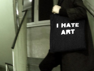 I HATE ART cotton bag by Masha Dabelka main photo