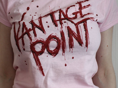 Ladies Pink Blood Logo T-Shirt main photo