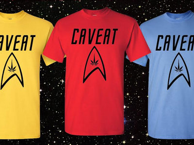CaveaTrek- Space Weed Shirt (Blue, Red, or Yellow) main photo
