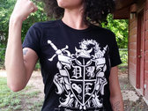 "Fortune Smiles Upon Thee" T-Shirt - Black photo 