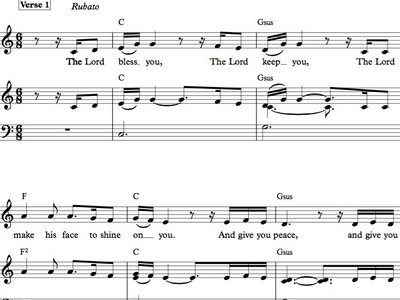 The Lord Bless You (Song) Sheet Music main photo