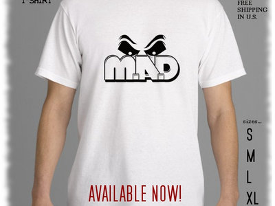 OFFICIAL M.A.D. EYES LOGO LIMITED EDITION T-SHIRT main photo