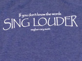 SING LOUDER T-Shirt - Women's Heather Blue photo 