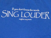 SING LOUDER T-Shirt - Men's Royal Blue photo 