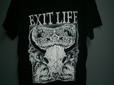 EXIT LIFE Skull tshirt main photo