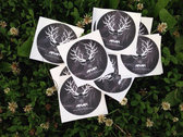 White Abstract Deer sticker photo 