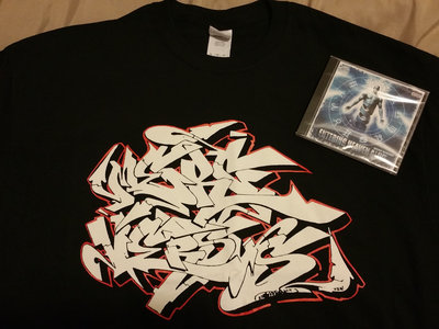 Merc Versus Graffiti Logo T-Shirt & Entering Heaven Alive CD Bundle main photo