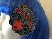 BLUE "GRETA" WIG with "Medusa" Sticker photo 
