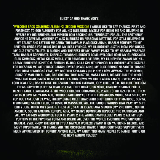 Camoflauge Disciple | BUGSY DA GOD | NAPALM RECORDINGS