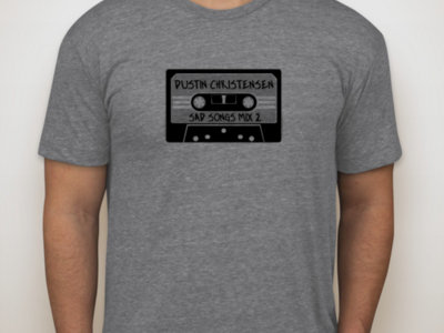 Grey Cassette Unisex "Sad Songs Mix2"  Tri-Blend American Apparel T-Shirt main photo