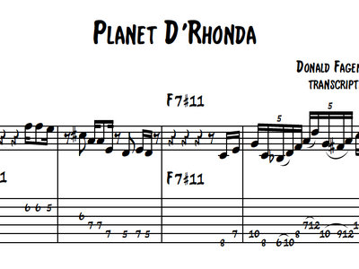 Planet D'Rhonda (Donald Fagen, solo by Kurt Rosenwinkel) main photo