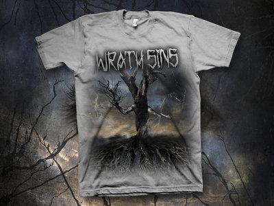 Wrath Sins "Contempt Over The Stormfall" White T-shirt main photo