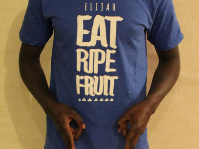 T-Shirt Eat Ripe Fruit / Men - Blue main photo