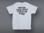 'Dancing from Corsica..' Short sleeve tee, white photo 