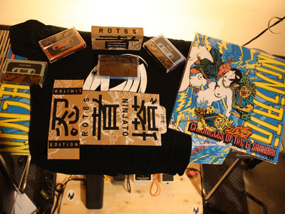 Ninjato T-shirt + ROT6S Limited Tape + COT6S Vinyl + Poster main photo