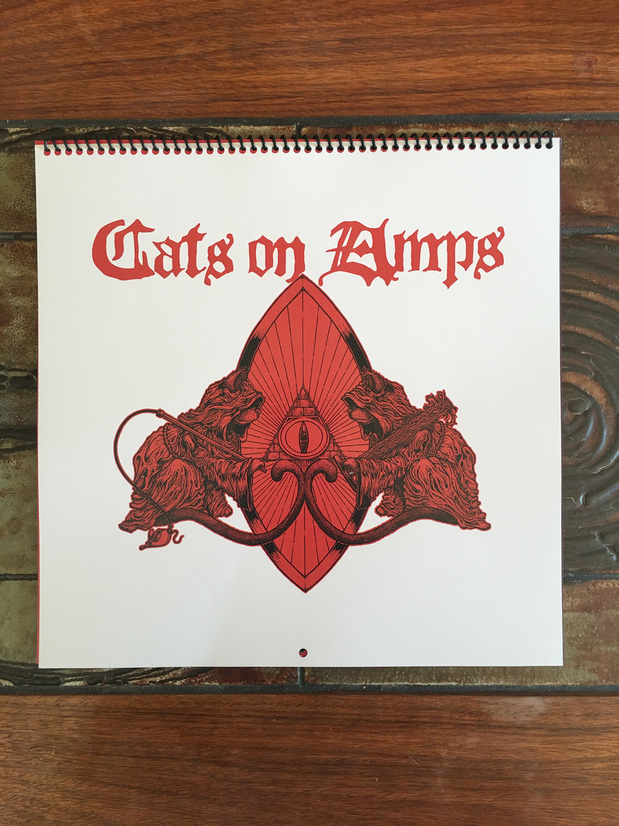cats on amps 2016 calendar magnetic eye records