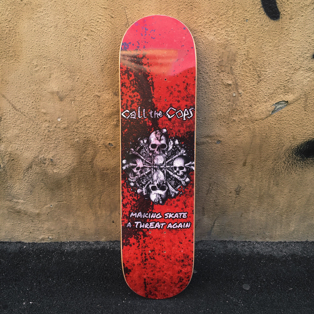 Skateboard Deck Album Cover Artwork Call the Cops