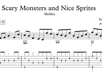Scary Monsters And Nice Sprites Melodia Version Para Guitarra El Profe Mauro Scary Monsters And Nice Sprites Melodia Version Para Guitarra El Profe Mauro