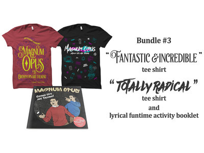 Bundle #3: Two Limited Edition Tee Shirts, Lyrical Funtime Activity Booklet & Digital Download main photo