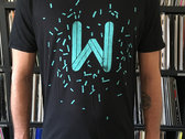 Wolfskuil T-shirt (Blue on Black) photo 