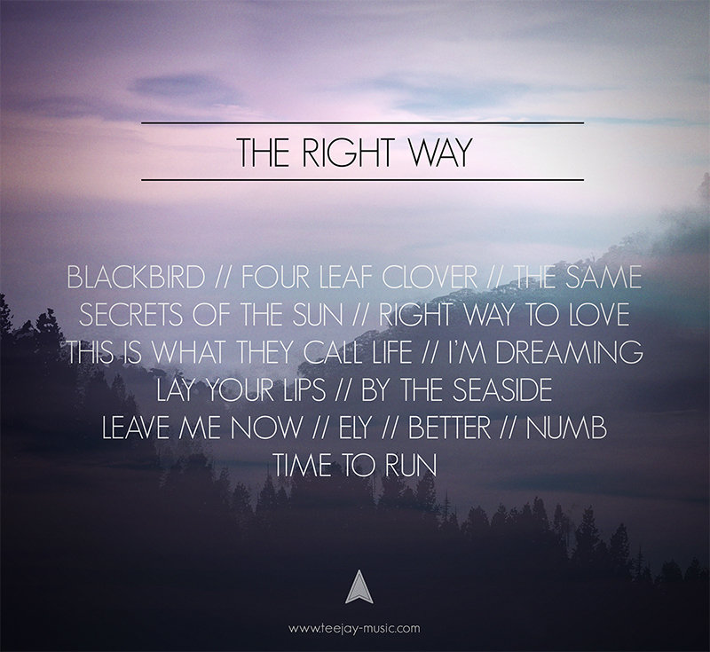 the right way teejay cd