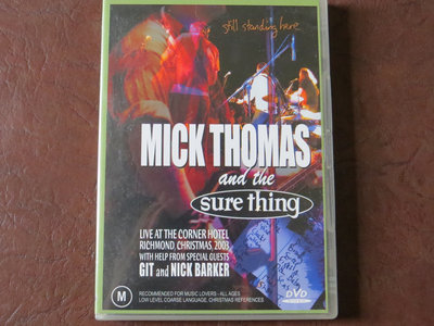 Mick Thomas and the Sure Thing - Live at the Corner Hotel main photo