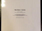 Marc Baron "Carnets" LP (clear vinyl) photo 