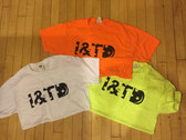 Ian & The Dream "I&TD" Logo T-Shirt- White, Neon, Orange photo 