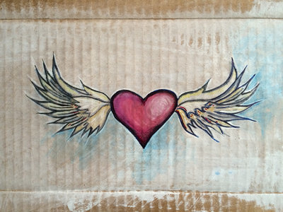 Limited Edition Fine Art 'Heart & Wings' Print by Moksha main photo