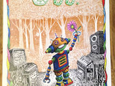 Poster - 'Awesome Robot' (colour) - original artwork by Carlo Cortes. photo 