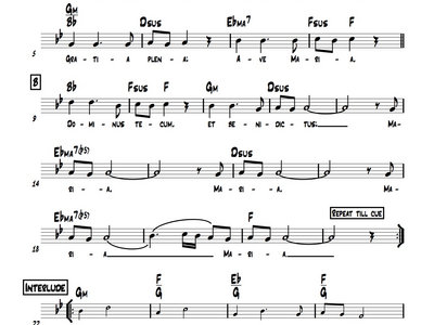 ave maria lead sheet jeff johnson lead sheet music