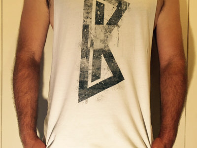 B logo on White Singlet - Now only $20 (limited stock remaining) main photo