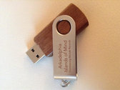 Highly Limited Edition Walnut USB Drive with Special Artwork, Hand Numbered photo 
